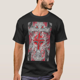 Cruz gótica tatutaje 48 t-shirt
