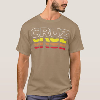 Cruz voornaam grappige vintage zonsondergang Cruz T-shirt