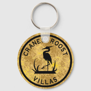 CRV-GOLD-BLK SLEUTELHANGER