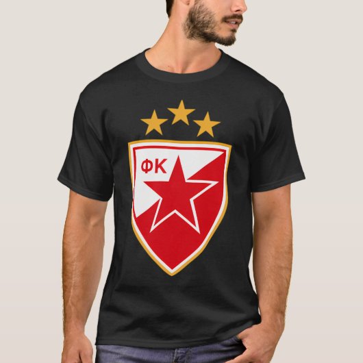 Crvena Zvezda Red Star Crest T-shirt (Voorkant)