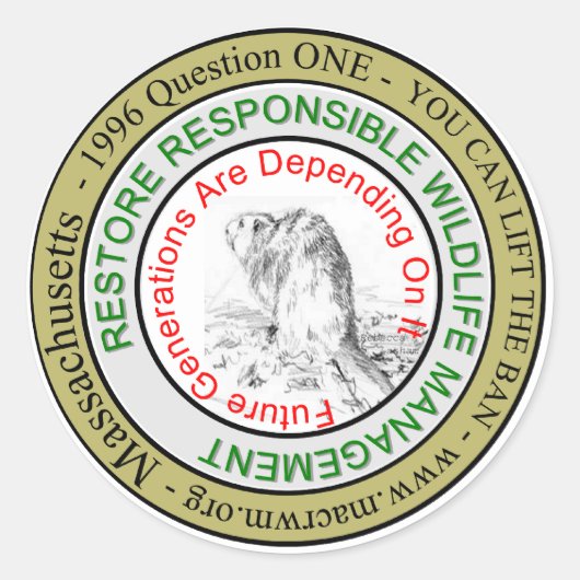 CRWM Ronde Sticker (Voorkant)