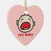 Cry Baby Keramisch Ornament (Rechts)