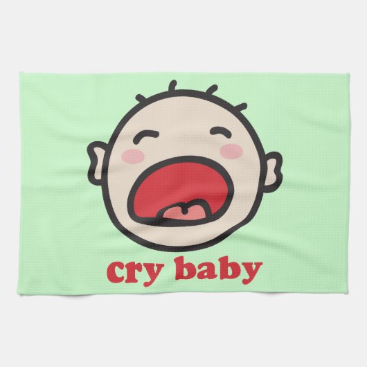 Cry Baby Theedoek (Horizontaal)