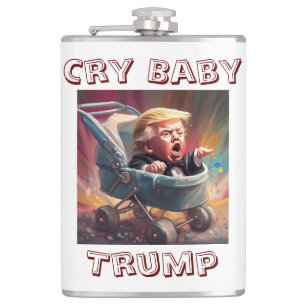 Cry Baby Trump Flask Heupfles