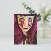 Cry Blood Briefkaart (Staand voorkant)