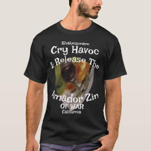 Cry Havoc Release Amador Zin Oorlog Californië T-shirt