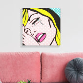 Cry Me a River Pop Art toile étirée (Insitu(Salon))