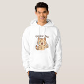 Crying Cat Sticker - "Het gaat goed!" grappige kar Hoodie (Voorkant volledig)