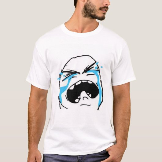 Crying Comic Meme T-shirt (Voorkant)