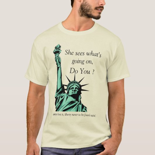 Crying Liberty T-shirt (Voorkant)