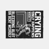 Crying Only Happens When It's Bleeding Alot Or Ben Fleece Deken (Voorkant (Horizontaal))