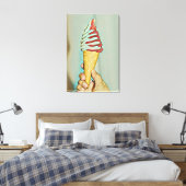 Crynose cream canvas afdruk (Insitu (Slaapkamer))