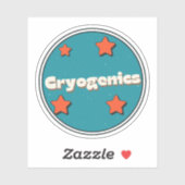 Cryogene technologie sticker (Vel)