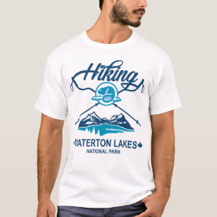 Crypt meer. Waterton National Park. T-shirt