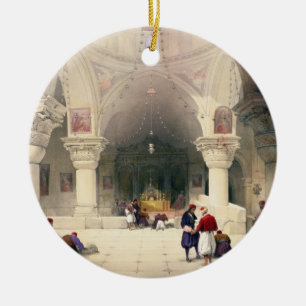 Crypt of the Heilige Sepulcher, Jeruzalem, bord 20 Keramisch Ornament