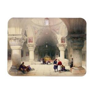 Crypt of the Heilige Sepulcher, Jeruzalem, bord 20 Magneet