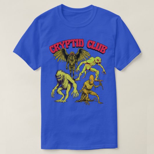Cryptid Club T-shirt (Design voorkant)