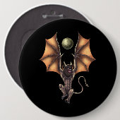 Cryptid Creature Ahool Ronde Button 6,0 Cm (Voorkant /achterkant)