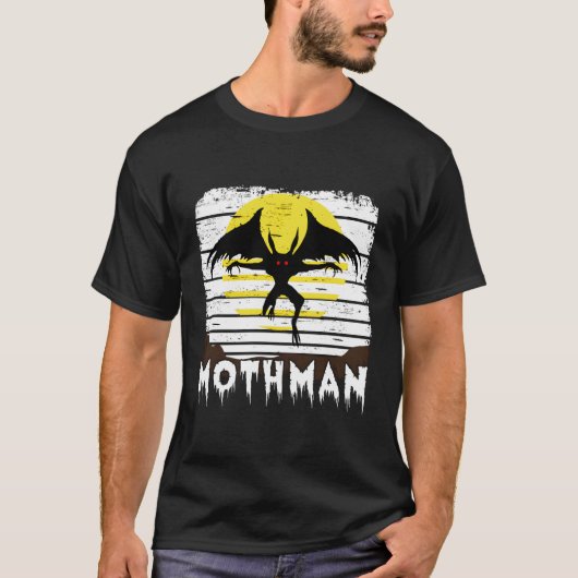 Cryptid Creature Moth Urban Legend Moth T-shirt (Voorkant)