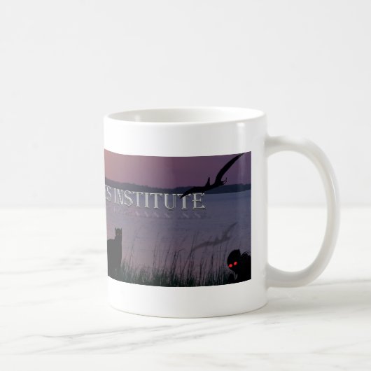 Cryptid étudie la tasse de café d'institut (Droite)