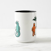 Cryptid Friends : Bigfoot, Chupacabra, etc. Mug (Centre)