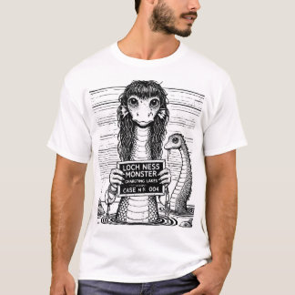 Cryptid Mugshots: het Loch Ness Monster T-shirt
