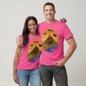 Cryptid River Bigfoot Tshirt Avec Ufo Sea Creator (Unisexe)
