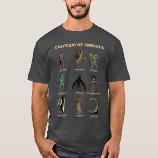 Cryptid Shirt Monster of America Educational Crypt