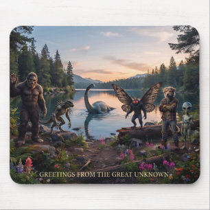Cryptiden Bigfoot, Chupa, Mothman, Dogman Loch Muismat