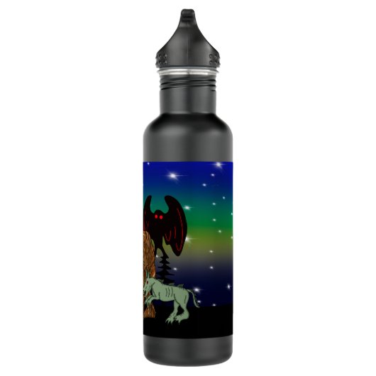 Cryptiden, Bigfoot, Sasquatch, Mothman, Alien, UFO Waterfles (Rechts)