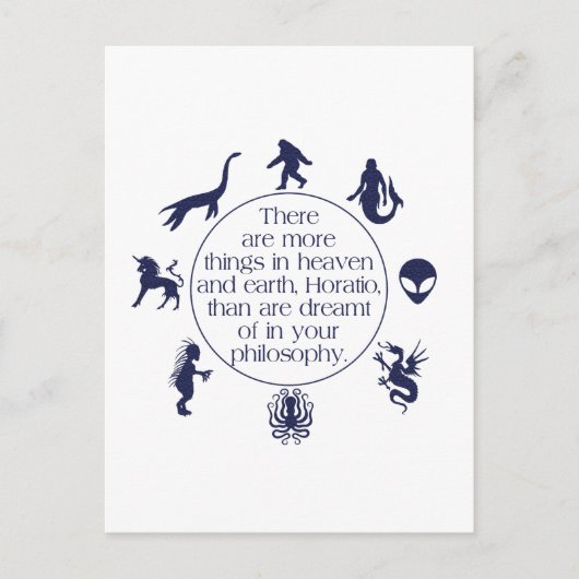 cryptiden briefkaart (Voorkant)