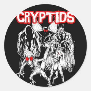 Cryptids Ronde Sticker