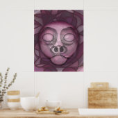 Cryptisch Varken Poster (Keuken)