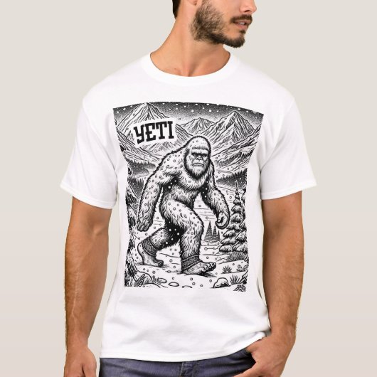 Cryptische samenzwering - Yeti T-shirt (Voorkant)