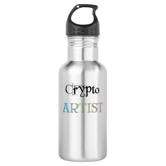 Crypto Artist Light Waterfles (Voorkant)