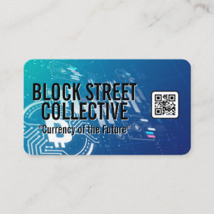 Crypto Blokketen-technologie Visitekaartje