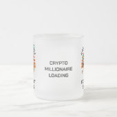 CRYPTO BULL RUN Bitcoin Ben je klaar Matglas Koffiemok (Center)