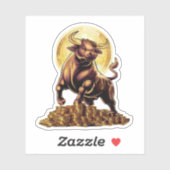 Crypto Bull Sticker (Vel)