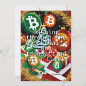 Crypto Cheer viert het vakantieseizoen Feestdagenkaart (Voorkant)