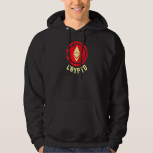 Crypto Coin Ethereum Cryptocurrency Blockchain Hoe Hoodie