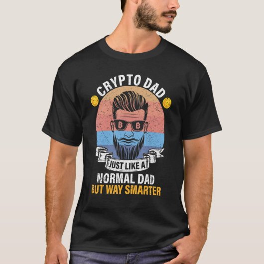 Crypto Dad Bitcoin BTC Definition net als Norma T-shirt (Voorkant)