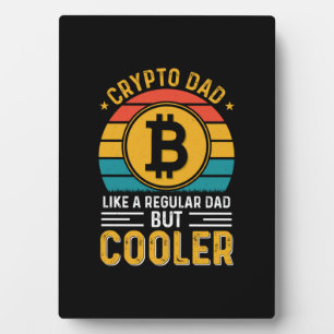 Crypto Dad Retro Sunset Fotoplaat