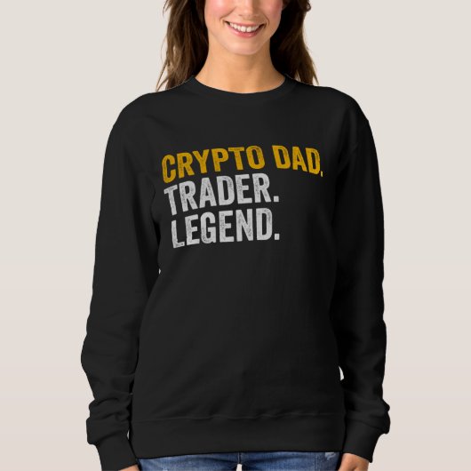 Crypto Dad Trader Legend Trui (Voorkant)