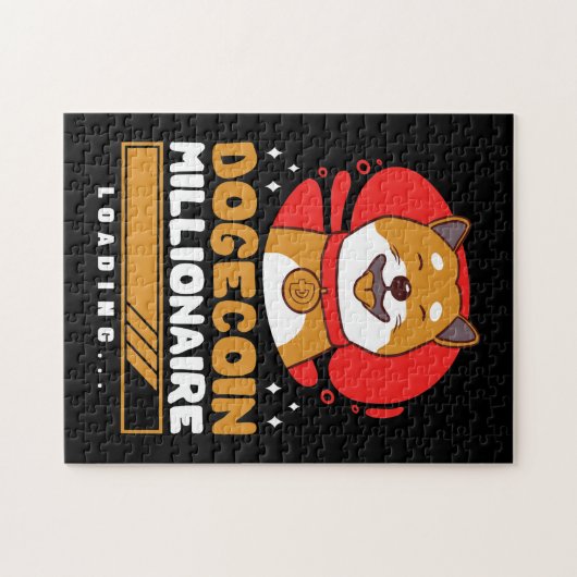 Crypto DogeCoin Millionaire Loading Legpuzzel (Horizontaal)