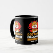 Crypto DogeCoin Millionaire Loading Mok (Voorkant links)