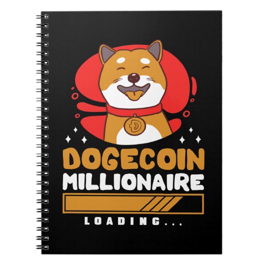 Crypto DogeCoin Millionaire Loading Notitieboek (Voorkant)