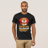 Crypto DogeCoin Millionaire Loading T-shirt (Voorkant volledig)