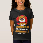 Crypto DogeCoin Millionaire Loading T-shirt (Voorkant)
