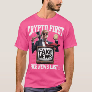 Crypto eerste nepnieuws laatste t-shirt