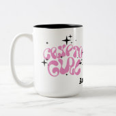 Crypto Girl Café Mug (Gauche)